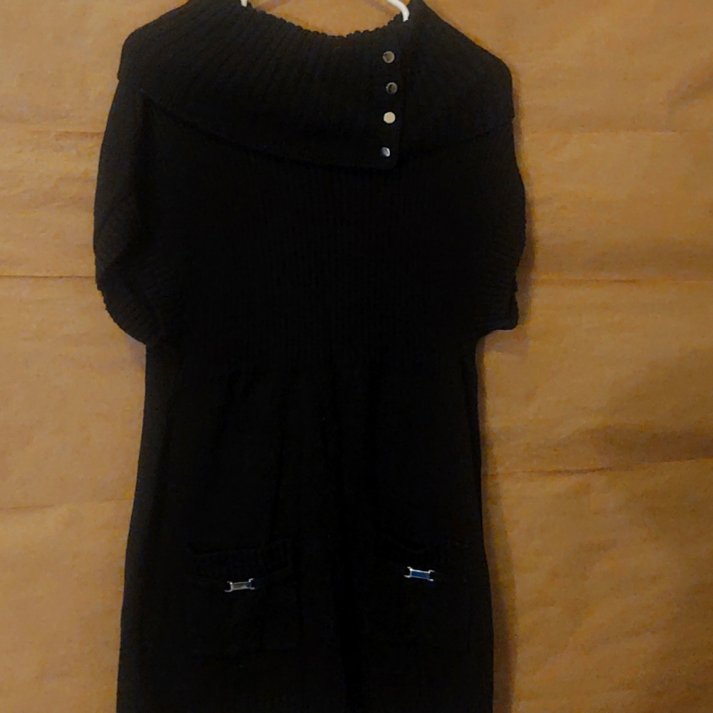 White House Black Market black sweater dress